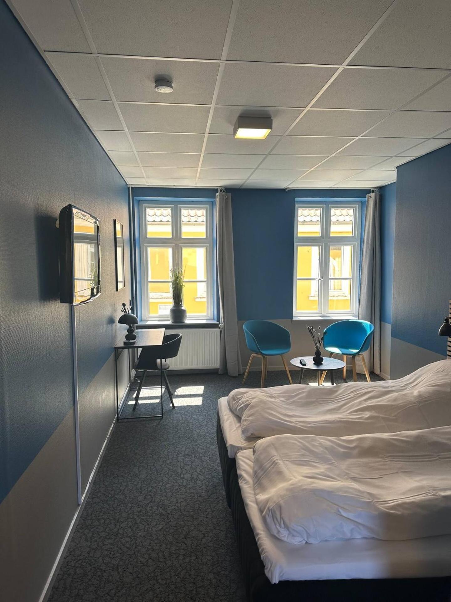 Blue Double Room 6 On Pedestrian Street Saeby Exterior foto
